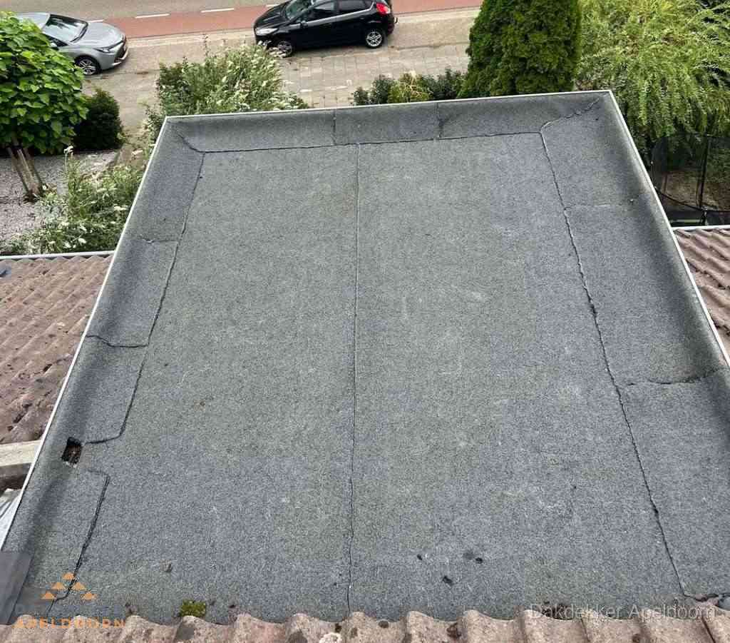 Dakbedekking schuur met bitumen in Apeldoorn