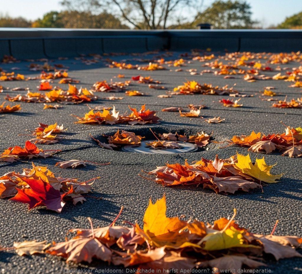 Dakschade In Herfst Apeldoorn